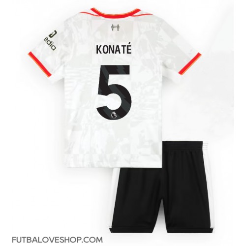 Dres Liverpool Ibrahima Konate #5 Tretina pre deti 2024-25 Krátky Rukáv (+ trenírky)